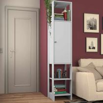 Closet com 1 Porta contendo 2 prateleias e 3 nichos externos EY107 Linha Yes Emovell