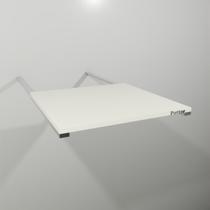 Closet Deslizante Multiuso com Trilho Telescópico Prateleira Organizador de Armário