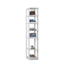 Closet Estante com 5 Prateleiras Branco Lilies Móveis Closet Estante com 5 Prateleiras Branco Lilies Móveis