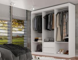 Closet Lisboa Evidencia Moveis 2 Gavetas e 2 Prateleiras - Evidencia Móveis