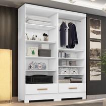 Closet Modulado 2 Peças 2 Gavetas Smart Versatile Espresso Móveis