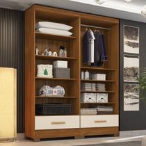 Closet Modulado 2 Peças 2 Gavetas Smart Versatile Espresso Móveis