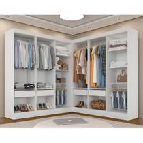 Closet Modulado 227x225,5 Ambar Com 4 Gavetas Branco - M.a