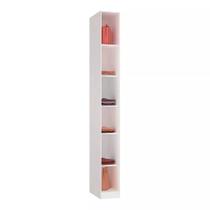 Closet Modulado 25,3cm (Altura: 236cm) Sem Porta Prestige Luciane