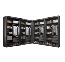 Closet Modulado 8 Gavetas 12 Prateleiras 100% MDF Amoudi Móveis