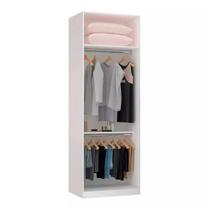 Closet Modulado 80,4cm Cabideiro (Altura: 236cm) Sem Porta Prestige Luciane