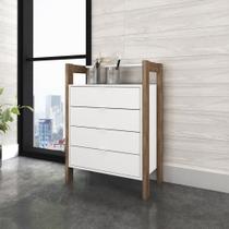 Closet Modulado Aberto - Gaveteiro Multiuso 65cm com 4 Gavetas AZ1012 Tecnomóbili Closet Modulado Aberto - Gaveteiro Multiuso 65cm com 4 Gavetas AZ1012 Tecnomóbili