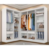 Closet Modulado Ambar 167x225,5 Com 3 Gavetas Branco - M.a