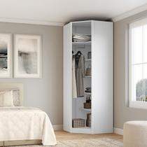 Closet Modulado de Canto 45º Sem Portas Altezza Belmax Closet Modulado de Canto 45º Sem Portas Altezza Belmax