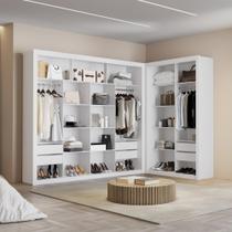 Closet Modulado Duplo 6 Gavetas MDF Amoudi Móveis
