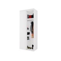 Closet Modulado Sem Portas Canto Reto MDF Lotus Belmax Closet Modulado Sem Portas Canto Reto MDF Lotus Belmax