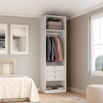 Closet Modulado sem Portas com Gavetas 70cm Altezza