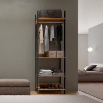 Closet Para Roupas Com Cabideiro e Prateleiras em MDF 2,20m
