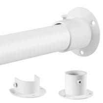Closet Rod DwelSpire Heavy Duty 1,3 cm de diâmetro 60 kg de capacidade Closet Rod DwelSpire Heavy Duty 1,3 cm de diâmetro 60 kg de capacidade