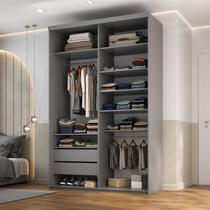 Closet Solteiro 100% Mdf 139,5cm 2 Gavetas Moutier Closet Solteiro 100% Mdf 139,5cm 2 Gavetas Moutier