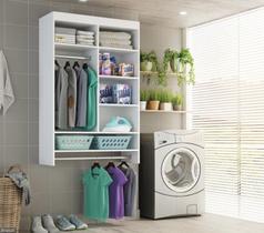Closet Suspenso sem Gaveta 84,5x135x35cm Linha Kids Branco