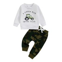 Clothes fhutpw Toddler Baby Boy Sweatshirt Outfit 3-4T