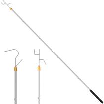 Clothes Hook Pole Cagaloi ajustável em aço inoxidável de 74 a 180 cm Clothes Hook Pole Cagaloi ajustável em aço inoxidável de 74 a 180 cm