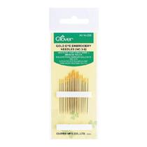 Clover 16 Agulhas Curta Para Bordar Gold Eye NO 3 - 9 (235)