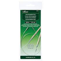 Clover de cabo intercambiável 3648 para agulhas Takumi 36cm