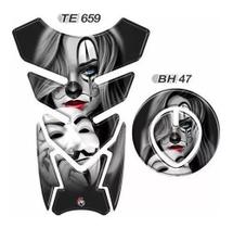 Clown Girl Adesivo Protetor De Tanque Cg,cb250,fan,start Clown Girl Adesivo Protetor De Tanque Cg,cb250,fan,start