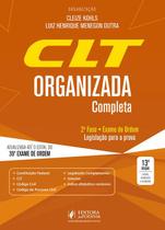 Clt Organizada 39ª Exame De Ordem - 13ª Edição 2023 Juspodivm