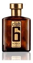 Club 6 Voyage Deo Colônia Masculino 95ml Eudora Club 6 Voyage Deo Colônia Masculino 95ml Eudora