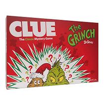 CLUE: Como o Grinch roubou o Natal Resolva o mistério neste jogo de pistas colecionáveis baseado no clássico livro Dr. Seuss Jogo oficialmente licenciado com locais familiares e personagens icônicos