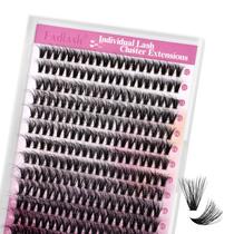 Clusters de cílios FADLASH 40D Cílios individuais 12-18 mm D Curl