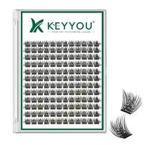 Clusters de cílios KEYYOU Air Touch Cluster Lashes D Curl 10 mm Clusters de cílios KEYYOU Air Touch Cluster Lashes D Curl 10 mm