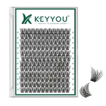 Clusters de cílios KEYYOU Air Touch Cluster Lashes D Curl 12 mm