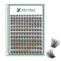 Clusters de cílios KEYYOU Air Touch Cluster Lashes D Curl