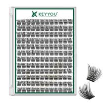Clusters de cílios KEYYOU AIR02-D-16mm D Curl 16mm 144 unidades Clusters de cílios KEYYOU AIR02-D-16mm D Curl 16mm 144 unidades