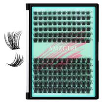 Clusters de cílios para extensão de cílios AMZGIRL Midnight 144 unidades Clusters de cílios para extensão de cílios AMZGIRL Midnight 144 unidades
