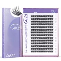 Clusters de cílios postiços GAQQI GQ19 C Curl 12 mm 168 unidades