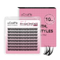Clusters de cílios uCoolMe Flora Lash 10 mm D Curl 0,05 mm preto Clusters de cílios uCoolMe Flora Lash 10 mm D Curl 0,05 mm preto
