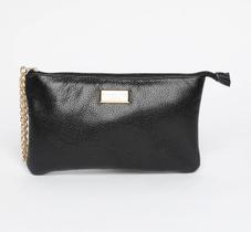 Clutch feminina em couro