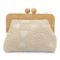 Clutch Madame Marie Fecho Esferas Crochê