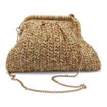 Clutch Madame Marie Trançada Palha Clutch Madame Marie Trançada Palha