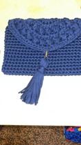 Cluth com fio de malha azul marinho Cluth com fio de malha azul marinho
