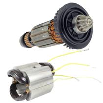 Cnj rotor+estator 220v completo esmerilhadeira bosch gws850