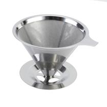 Coador cafe d1394 reutilizavel inox 12x8,8cm dolce home