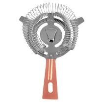 Coador de Bebidas Strainer em Aço Inox 14cm Cabo Cor Cobre Coador de Bebidas Strainer em Aço Inox 14cm Cabo Cor Cobre