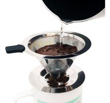 Coador De Café Clink Inox Tamanho 102 Não Precisa Filtro Coador De Café Clink Inox Tamanho 102 Não Precisa Filtro