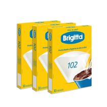 Coador De Café De Papel Filtro Brigitta N102 Kit 3