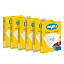 Coador De Café De Papel Filtro Brigitta N102 Kit 6