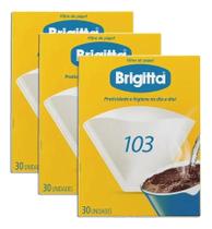 Coador De Café De Papel Filtro Brigitta N103 Kit 3