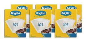 Coador De Café De Papel Filtro Brigitta N103 Kit 6