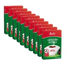 Coador De Café De Papel Filtro Melitta N4 Kit 10 Coador De Café De Papel Filtro Melitta N4 Kit 10