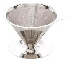 Coador de café filtro de aco inox reutilizavel 13x10,5 cm Coador de café filtro de aco inox reutilizavel 13x10,5 cm